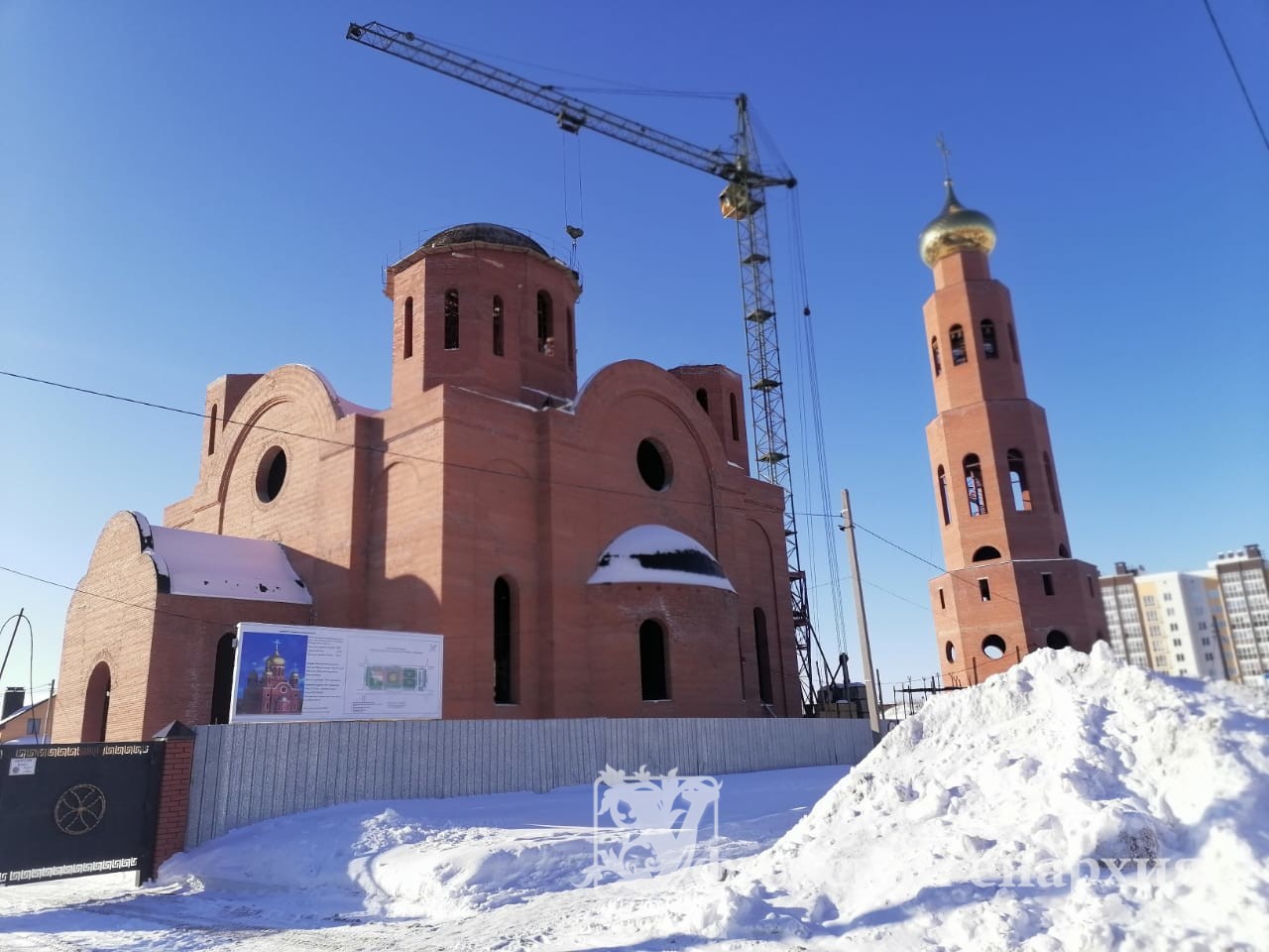 Митр.Никон осмотрел ход строительства Богородице-Казанского собора г. Стерлитамака: фото 2