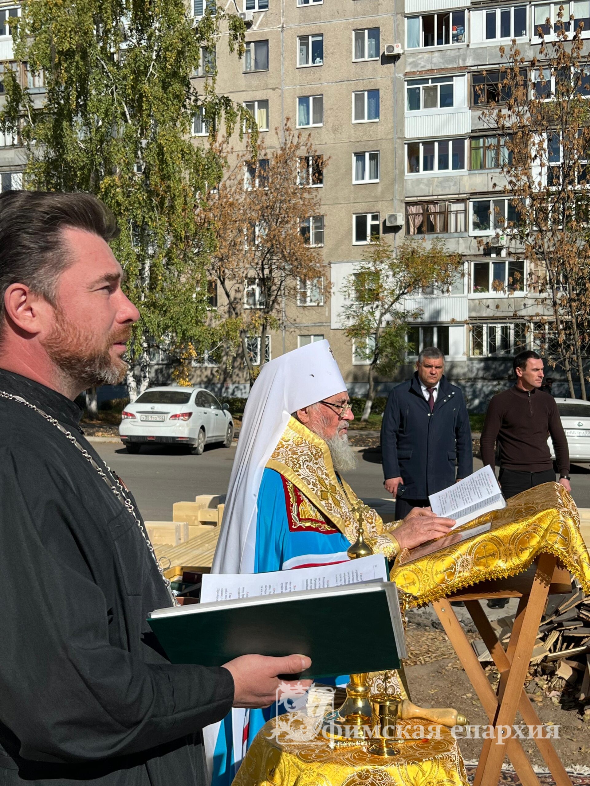 Митрополит Никон освятил первый венец реконструируемого храма святых Кирилла и Мефодия: фото 1